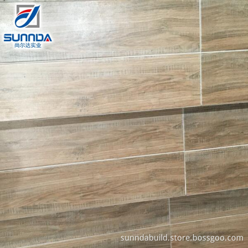 150x800mm wood color ceramic floor and wall tile manufacturer in China